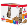 Hill’s Science Plan Adult Cat Wet Food Multipack With Chicken, Ocean Fish, Beef Pouch (12x85g)