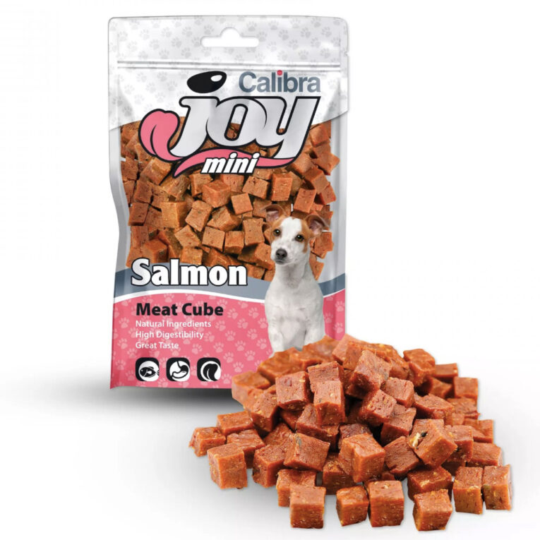 [E013372] Calibra Joy Dog Mini Salmon Cube 70g