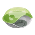 Georplast-Duck-Transparent-Covered-Pet-Bed-Green-