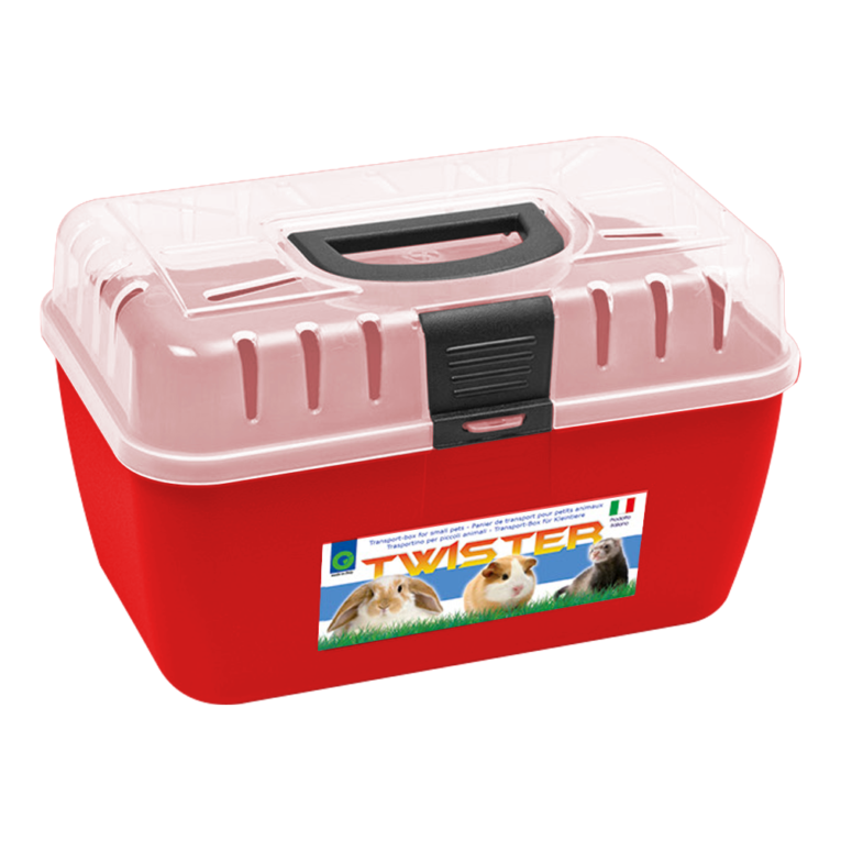 Georplast-Twister-Small-Pets-Transport-Box-Red