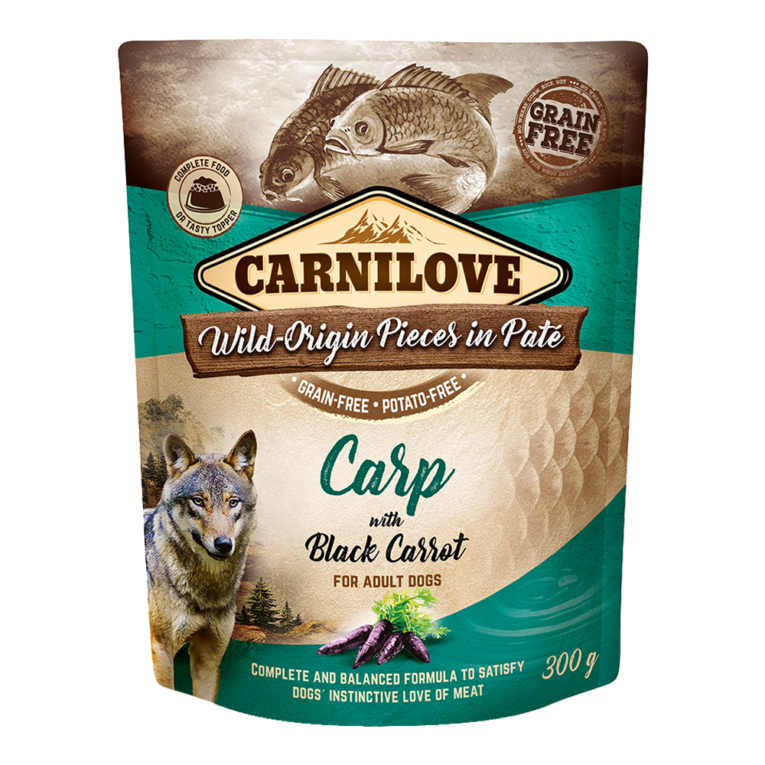 carnilove_carp_with_black_carrot_for_adult_dogs_wet_food_pouches_300g1