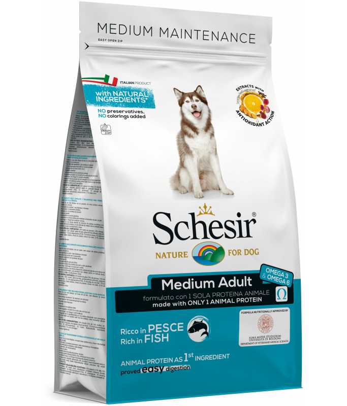 schesir-dog-dry-food-maintenance-fish-medium-3kg
